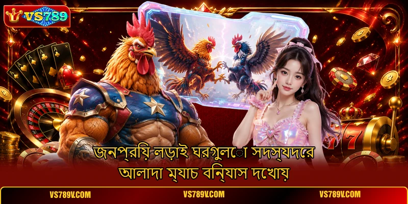 জনপ্রিয় লড়াই ঘরগুলো সদস্যদের আলাদা ম্যাচ বিন্যাস দেখায় জনপ্রিয় লড়াই ঘরগুলো সদস্যদের আলাদা ম্যাচ বিন্যাস দেখায়