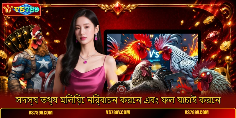 সদস্য তথ্য মিলিয়ে নির্বাচন করেন এবং ফল যাচাই করেন সদস্য তথ্য মিলিয়ে নির্বাচন করেন এবং ফল যাচাই করেন